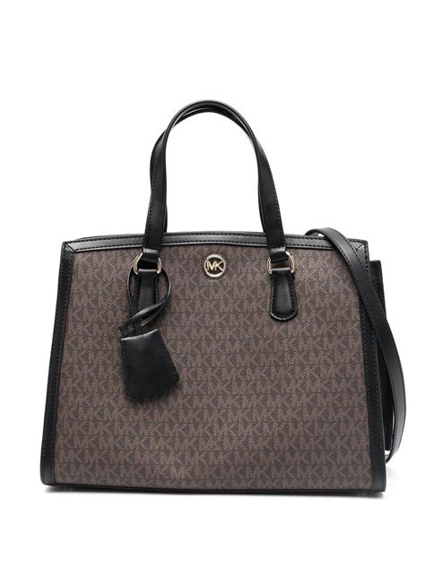 Chantal Medium Logo Satchel 